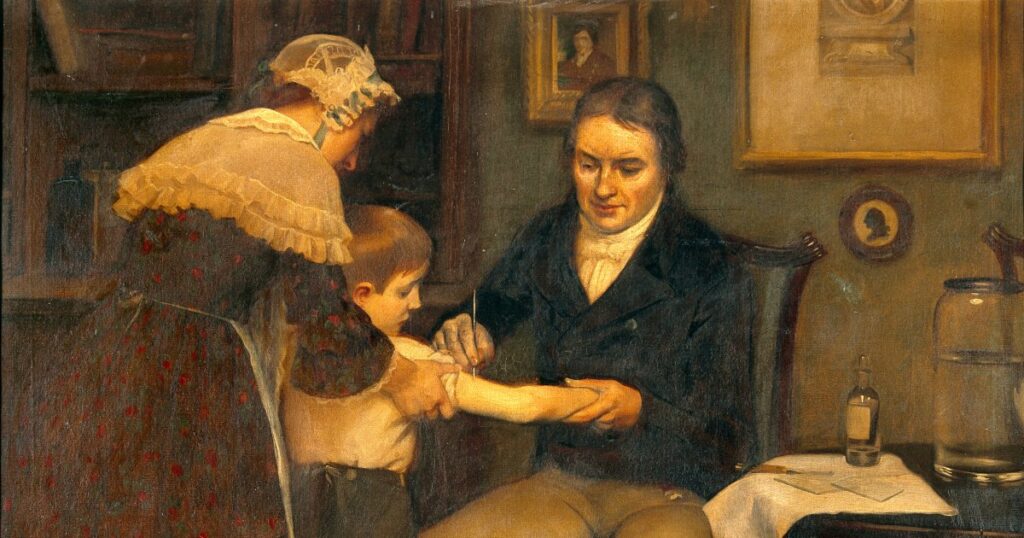 Edward Jenner aşı uygulaması